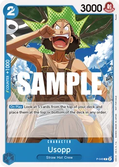 Usopp P-049 Promotion card