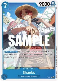 Shanks P-051 Promotion card