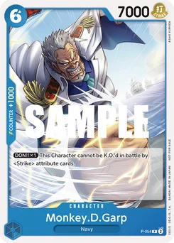 Monkey.D.Garp P-054 Promotion card