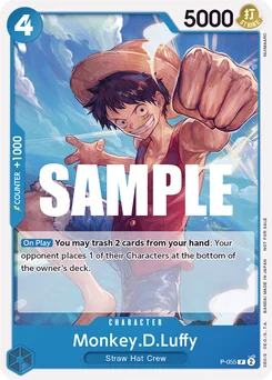 Monkey.D.Luffy P-055 Promotion card