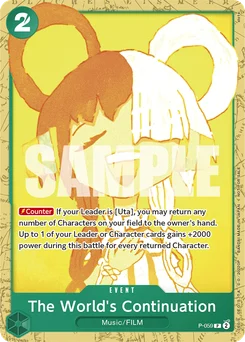 The World's Continuation P-059 Promotion card