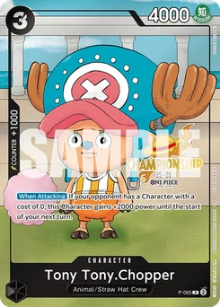 Tony Tony.Chopper P-065 P1 Promotion card