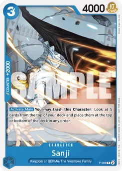 Sanji P-068 Promotion card