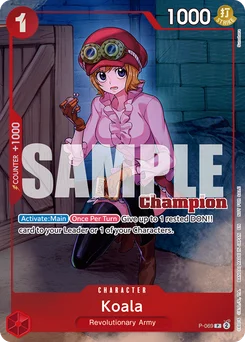 Koala P-069 P6 Promotion card