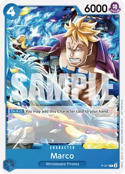 Marco P-071 Promotion card