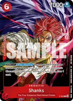 Shanks P-083 Promotion card