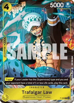 Trafalgar Law P-088 Promotion card