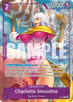 Charlotte Smoothie P-090 Promotion card