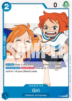 Girl P-096 Promotion card