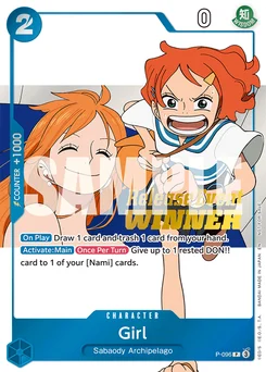 Girl P-096 P1 Promotion card