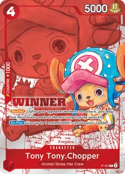 Tony Tony.Chopper P-101 P2 Promotion card