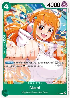 Nami P-102 P1 Promotion card
