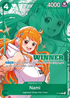 Nami P-102 P2 Promotion card
