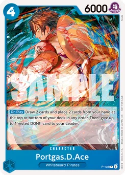 Portgas.D.Ace P-103 Promotion card