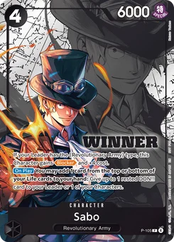 Sabo P-105 P3 Promotion card
