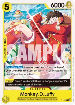 Monkey.D.Luffy P-106 Promotion card