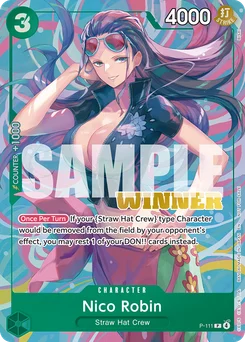 Nico Robin P-111 P1 Promotion card