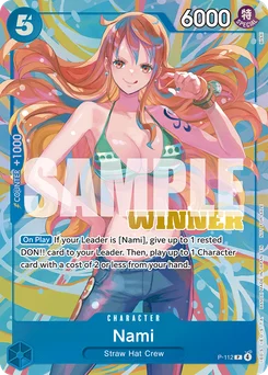 Nami P-112 P1 Promotion card
