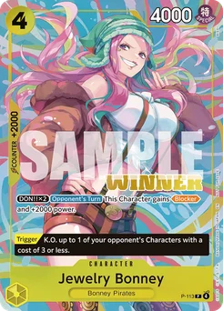 Jewelry Bonney P-113 P1 Promotion card