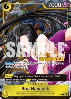 Boa Hancock P-115 P1 Promotion card