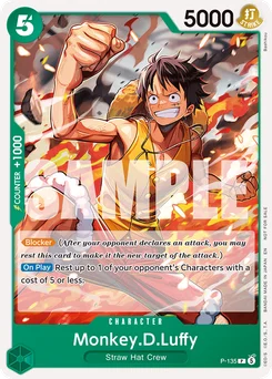 Monkey.D.Luffy P-135 Promotion card