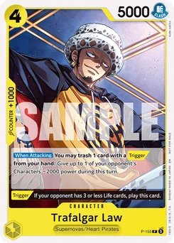 Trafalgar Law P-155 Promotion card