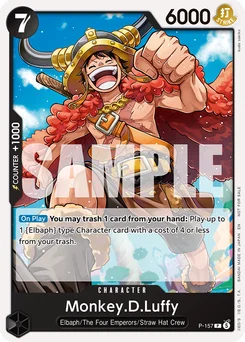 Monkey.D.Luffy P-157 Promotion card