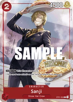 Sanji ST01-004 P1 Promotion card