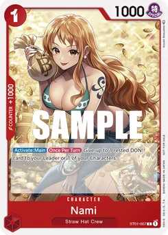 Nami ST01-007 P2 Promotion card