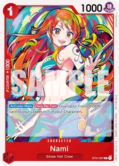 Nami ST01-007 P4 Promotion card