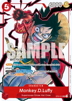 Monkey.D.Luffy ST01-012 P5 Promotion card