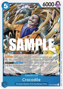 Crocodile ST03-003 P1 Promotion card