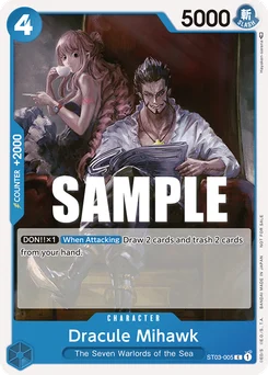 Dracule Mihawk ST03-005 P1 Promotion card