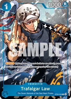 Trafalgar Law ST03-008 P2 Promotion card