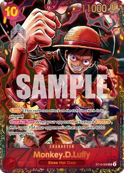 Monkey.D.Luffy ST10-006 P1 Promotion card