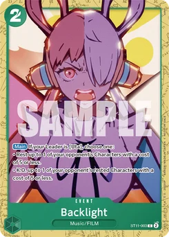 Backlight ST11-003 P1 Promotion card