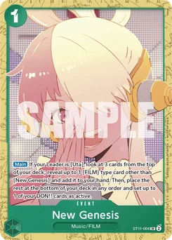 New Genesis ST11-004 P1 Promotion card
