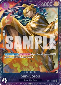 San-Gorou ST18-003 P1 Promotion card
