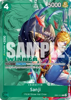 Sanji EB01-014 PR2 Promotion card