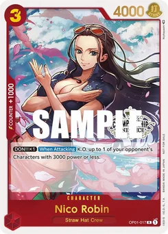 Nico Robin OP01-017 PR1 Promotion card