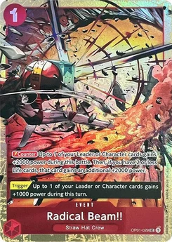 Radical Beam!! OP01-029 PR Promotion card