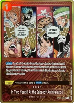 In Two Years!! At the Sabaody Archipelago!! OP01-030 PR Promotion card