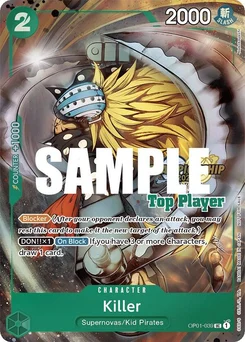 Killer OP01-039 PR1 Promotion card