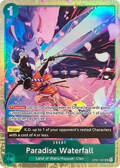 Paradise Waterfall OP01-057 PR Promotion card