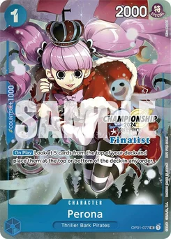 Perona OP01-077 PR3 Promotion card