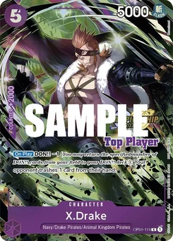X.Drake OP01-114 PR1 Promotion card