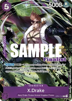 X.Drake OP01-114 PR2 Promotion card