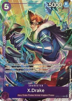 X.Drake OP01-114 PR3 Promotion card