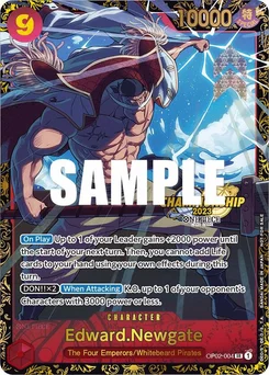 Edward.Newgate OP02-004 PR Promotion card