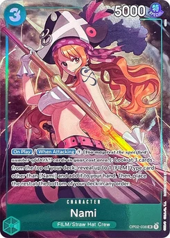 Nami OP02-036 PR Promotion card
